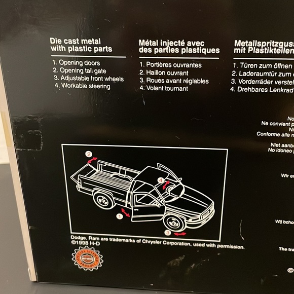 Vintage 95th Anniversary Dodge Ram Harley Davidson FXDWG Dyna Wide Glide - Picture 13 of 16